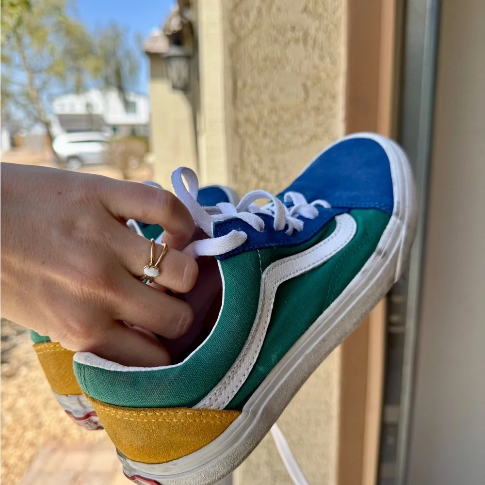Colorful Low-Top Vans - Picture 3 of 5